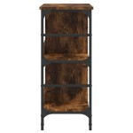 vidaXL Servantă, stejar fumuriu, 102x32x73,5 cm, lemn prelucrat