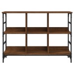 vidaXL Servantă, stejar maro, 102x32x73,5 cm, lemn prelucrat vidaXL Servantă, stejar maro, 102x32x73,5 cm, lemn prelucrat