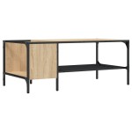 vidaXL Măsuță de cafea cu raft, stejar sonoma, 100x51x40 cm, lemn vidaXL Măsuță de cafea cu raft, stejar sonoma, 100x51x40 cm, lemn