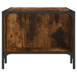 vidaXL Măsuță de cafea cu raft, stejar fumuriu, 100x51x40 cm, lemn vidaXL Măsuță de cafea cu raft, stejar fumuriu, 100x51x40 cm, lemn