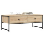 vidaXL Măsuță de cafea, stejar sonoma, 101x49x39,5 cm, lemn prelucrat vidaXL Măsuță de cafea, stejar sonoma, 101x49x39,5 cm, lemn prelucrat