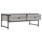vidaXL Măsuță de cafea, gri sonoma, 101x49x39,5 cm, lemn compozit