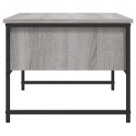 vidaXL Măsuță de cafea, gri sonoma, 101x49x39,5 cm, lemn compozit