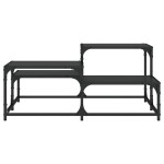 vidaXL Măsuță de cafea, negru, 87,5x87,5x40 cm, lemn prelucrat vidaXL Măsuță de cafea, negru, 87,5x87,5x40 cm, lemn prelucrat