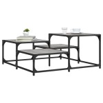 vidaXL Măsuță de cafea, gri sonoma, 87,5x87,5x40 cm, lemn prelucrat vidaXL Măsuță de cafea, gri sonoma, 87,5x87,5x40 cm, lemn prelucrat