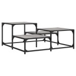 vidaXL Măsuță de cafea, gri sonoma, 87,5x87,5x40 cm, lemn prelucrat vidaXL Măsuță de cafea, gri sonoma, 87,5x87,5x40 cm, lemn prelucrat