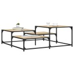 vidaXL Măsuță de cafea, stejar sonoma, 107x107x40 cm, lemn prelucrat vidaXL Măsuță de cafea, stejar sonoma, 107x107x40 cm, lemn prelucrat