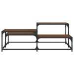 vidaXL Măsuță de cafea, stejar maro, 107x107x40 cm, lemn prelucrat vidaXL Măsuță de cafea, stejar maro, 107x107x40 cm, lemn prelucrat