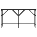 vidaXL Măsuță consolă, negru, 140x29x75 cm, lemn compozit vidaXL Măsuță consolă, negru, 140x29x75 cm, lemn compozit