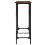 vidaXL Măsuță consolă, stejar fumuriu, 140x29x75 cm, lemn prelucrat vidaXL Măsuță consolă, stejar fumuriu, 140x29x75 cm, lemn prelucrat