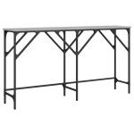 vidaXL Măsuță consolă, gri sonoma, 140x29x75 cm, lemn prelucrat vidaXL Măsuță consolă, gri sonoma, 140x29x75 cm, lemn prelucrat