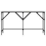 vidaXL Măsuță consolă, gri sonoma, 140x29x75 cm, lemn prelucrat vidaXL Măsuță consolă, gri sonoma, 140x29x75 cm, lemn prelucrat