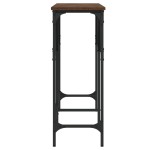 vidaXL Măsuță consolă, stejar maro, 140x29x75 cm, lemn prelucrat vidaXL Măsuță consolă, stejar maro, 140x29x75 cm, lemn prelucrat