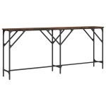 vidaXL Măsuță consolă, stejar fumuriu, 180x29x75 cm, lemn prelucrat vidaXL Măsuță consolă, stejar fumuriu, 180x29x75 cm, lemn prelucrat