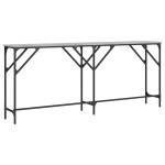 vidaXL Măsuță consolă, gri sonoma, 180x29x75 cm, lemn prelucrat