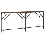 vidaXL Măsuță consolă, stejar maro, 180x29x75 cm, lemn prelucrat vidaXL Măsuță consolă, stejar maro, 180x29x75 cm, lemn prelucrat