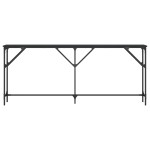 vidaXL Măsuță consolă, negru, 180x23x75 cm, lemn compozit vidaXL Măsuță consolă, negru, 180x23x75 cm, lemn compozit