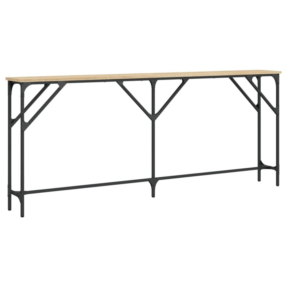 vidaXL Masă consolă, stejar sonoma, 180x23x75 cm, lemn prelucrat