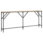 vidaXL Masă consolă, stejar sonoma, 180x23x75 cm, lemn prelucrat vidaXL Masă consolă, stejar sonoma, 180x23x75 cm, lemn prelucrat