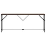 vidaXL Măsuță consolă, stejar maro, 180x23x75 cm, lemn prelucrat vidaXL Măsuță consolă, stejar maro, 180x23x75 cm, lemn prelucrat