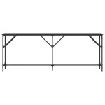 vidaXL Măsuță consolă, negru, 200x29x75 cm, lemn compozit vidaXL Măsuță consolă, negru, 200x29x75 cm, lemn compozit