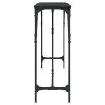 vidaXL Măsuță consolă, negru, 200x29x75 cm, lemn compozit vidaXL Măsuță consolă, negru, 200x29x75 cm, lemn compozit