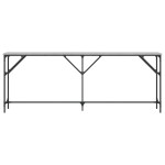vidaXL Măsuță consolă, gri sonoma, 200x29x75 cm, lemn prelucrat vidaXL Măsuță consolă, gri sonoma, 200x29x75 cm, lemn prelucrat