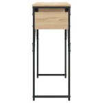vidaXL Măsuță consolă cu raft stejar sonoma 105x30x75cm lemn prelucrat