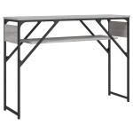 vidaXL Măsuță consolă cu raft gri sonoma 105x30x75 cm lemn prelucrat vidaXL Măsuță consolă cu raft gri sonoma 105x30x75 cm lemn prelucrat
