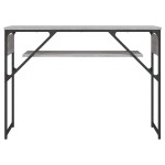 vidaXL Măsuță consolă cu raft gri sonoma 105x30x75 cm lemn prelucrat vidaXL Măsuță consolă cu raft gri sonoma 105x30x75 cm lemn prelucrat