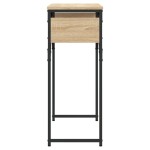 vidaXL Măsuță consolă cu raft stejar sonoma 75x30x75 cm lemn prelucrat