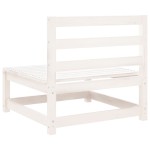 vidaXL Canapea grădină fără cotiere, alb, 70x70x67 cm, lemn masiv pin vidaXL Canapea grădină fără cotiere, alb, 70x70x67 cm, lemn masiv pin