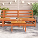 vidaXL Canapele grădină fără cotiere, 2 buc., maro ceruit, 70x70x67 cm vidaXL Canapele grădină fără cotiere, 2 buc., maro ceruit, 70x70x67 cm