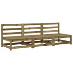 vidaXL Canapele grădină fără cotiere 3 buc. 70x70x67cm lemn pin tratat vidaXL Canapele grădină fără cotiere 3 buc. 70x70x67cm lemn pin tratat