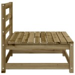 vidaXL Canapele grădină fără cotiere 3 buc. 70x70x67cm lemn pin tratat vidaXL Canapele grădină fără cotiere 3 buc. 70x70x67cm lemn pin tratat
