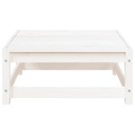 vidaXL Taburet de grădină, alb, 70x70x30 cm, lemn masiv de pin