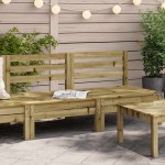 vidaXL Canapele de grădină fără cotiere, 2 buc., lemn de pin tratat vidaXL Canapele de grădină fără cotiere, 2 buc., lemn de pin tratat