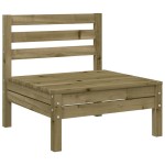 vidaXL Canapele de grădină fără cotiere, 2 buc., lemn de pin tratat vidaXL Canapele de grădină fără cotiere, 2 buc., lemn de pin tratat