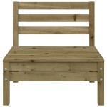 vidaXL Canapele de grădină fără cotiere, 2 buc., lemn de pin tratat vidaXL Canapele de grădină fără cotiere, 2 buc., lemn de pin tratat