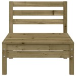 vidaXL Canapele de grădină fără cotiere, 4 buc., lemn de pin tratat vidaXL Canapele de grădină fără cotiere, 4 buc., lemn de pin tratat