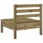 vidaXL Canapele de grădină fără cotiere, 4 buc., lemn de pin tratat vidaXL Canapele de grădină fără cotiere, 4 buc., lemn de pin tratat