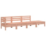 vidaXL Canapea de grădină cu 4 locuri, lemn masiv douglas