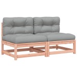 vidaXL Canapele de grădină fără cotiere, cu perne, 2 buc. vidaXL Canapele de grădină fără cotiere, cu perne, 2 buc.