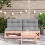 vidaXL Canapele de grădină fără cotiere, cu perne, 2 buc. vidaXL Canapele de grădină fără cotiere, cu perne, 2 buc.