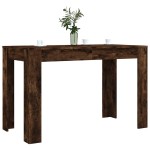 vidaXL Masă de bucătărie, stejar fumuriu, 120x60x76 cm, lemn prelucrat vidaXL Masă de bucătărie, stejar fumuriu, 120x60x76 cm, lemn prelucrat