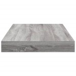 vidaXL Rafturi de perete, 4 buc., gri sonoma, 40x10x1,5 cm, lemn vidaXL Rafturi de perete, 4 buc., gri sonoma, 40x10x1,5 cm, lemn