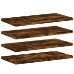 vidaXL Rafturi perete 4 buc. stejar fumuriu 40x20x1,5 cm lemn compozit vidaXL Rafturi perete 4 buc. stejar fumuriu 40x20x1,5 cm lemn compozit