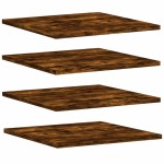 vidaXL Rafturi perete 4 buc. stejar fumuriu 40x40x1,5 cm lemn compozit vidaXL Rafturi perete 4 buc. stejar fumuriu 40x40x1,5 cm lemn compozit
