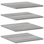 vidaXL Rafturi de perete, 4 buc., gri sonoma, 40x40x1,5 cm, lemn vidaXL Rafturi de perete, 4 buc., gri sonoma, 40x40x1,5 cm, lemn