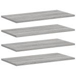 vidaXL Rafturi de perete, 4 buc., gri sonoma, 60x30x1,5 cm, lemn vidaXL Rafturi de perete, 4 buc., gri sonoma, 60x30x1,5 cm, lemn